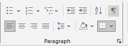 Cursor keys